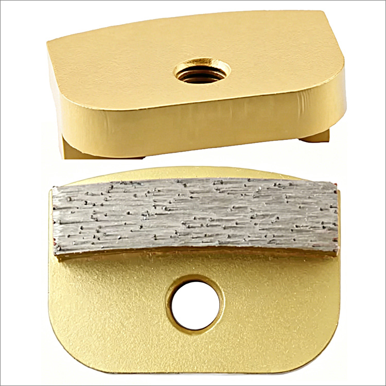 Diamond grinding shoes for Newgrind Rhino floor grinders curved bar shape segments